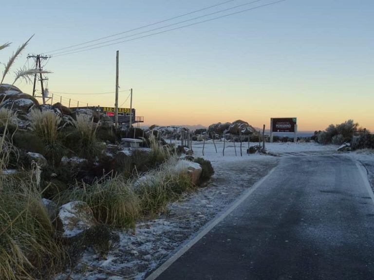 Nieve en las Altas cumbres