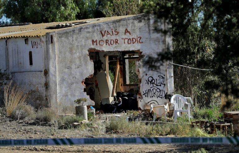 Pintada sobre las paredes