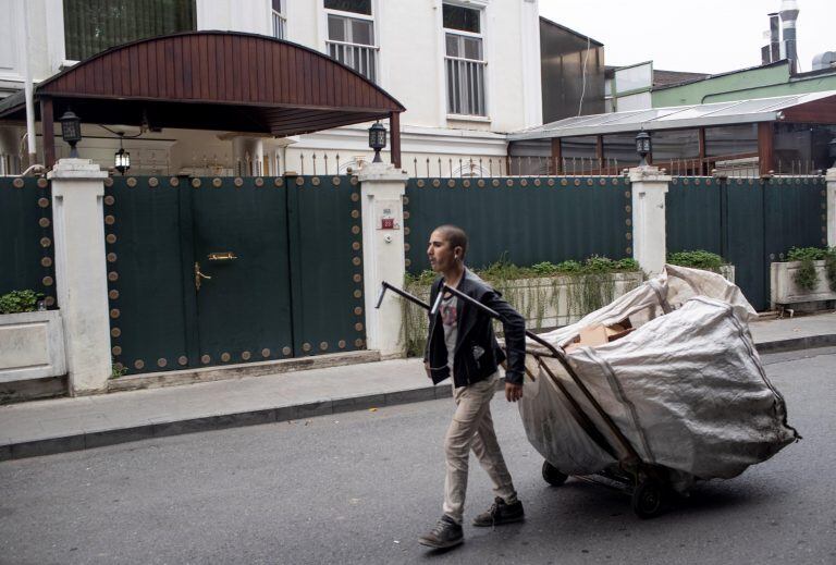 La residencia del cónsul saudí en Estambul, Turquía, donde fue hallado el cuerpo de Jamal Khashoggi. Foto: EFE.