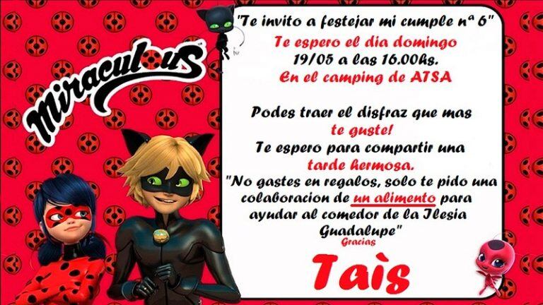 Al igual que Ladybug, Taís hace que este mundo se llene de amor.