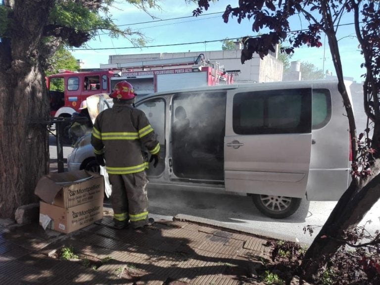 Incendio en Punta Alta