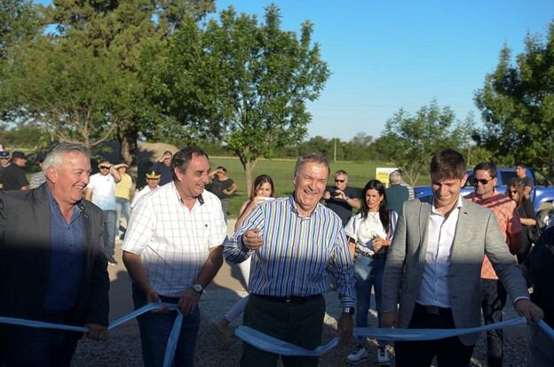 Inauguración de la planta reguladora de gas natural en Monte Ralo