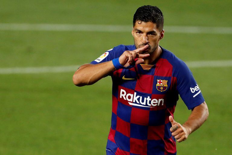 El delantero uruguayo Luis Suárez. Foto: EFE/Alberto Estévez.