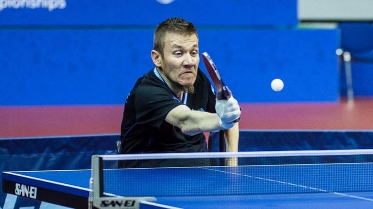 Fernando Eberhardt, deportista destacado en Tenis de Mesa Adaptado.