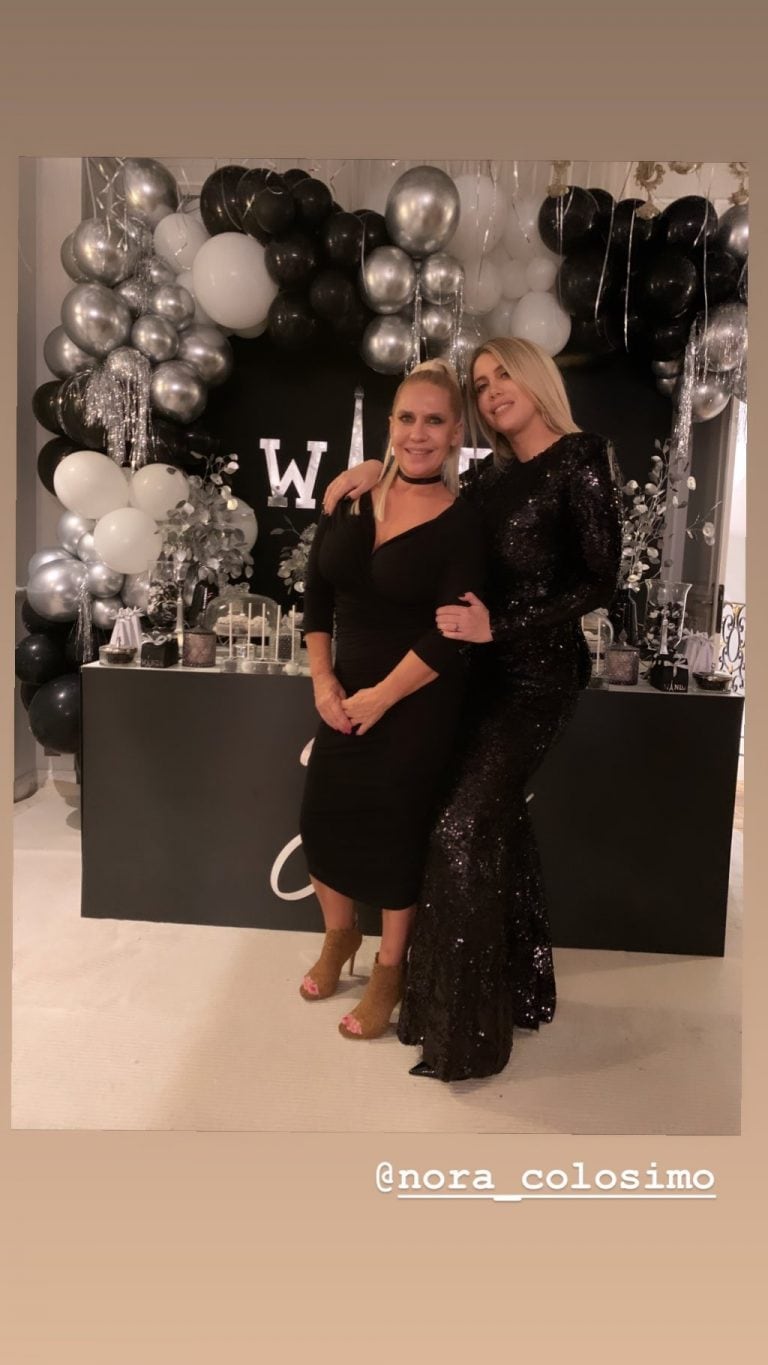 Wanda Nara posó con su mamá Nora Colosimo (Foto: Instagram/ @wanda_icardi)