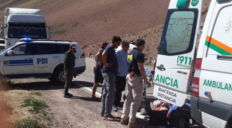 El conductor resultó gravemente herido.