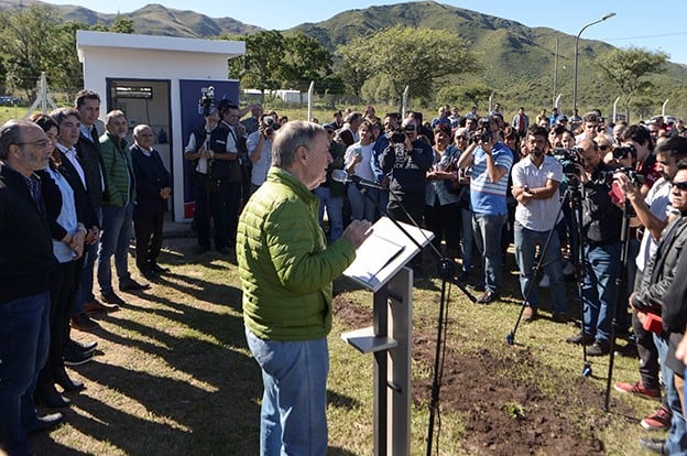 El Gobernador Juan Schiaretti en el acto inaugural. (Foto: Prensa Gob. de Córdoba).