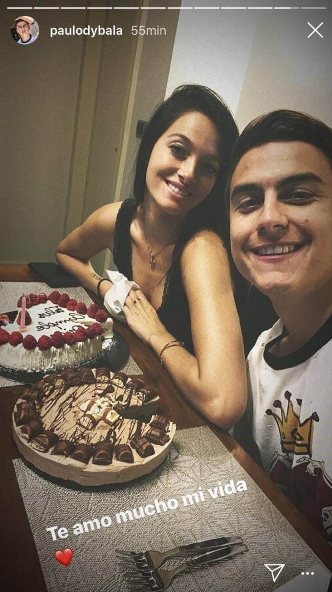 La historia que compartió Paulo Dybala junto a Oriana Sabatini.