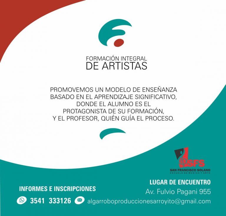 Formación Integral de Artistas