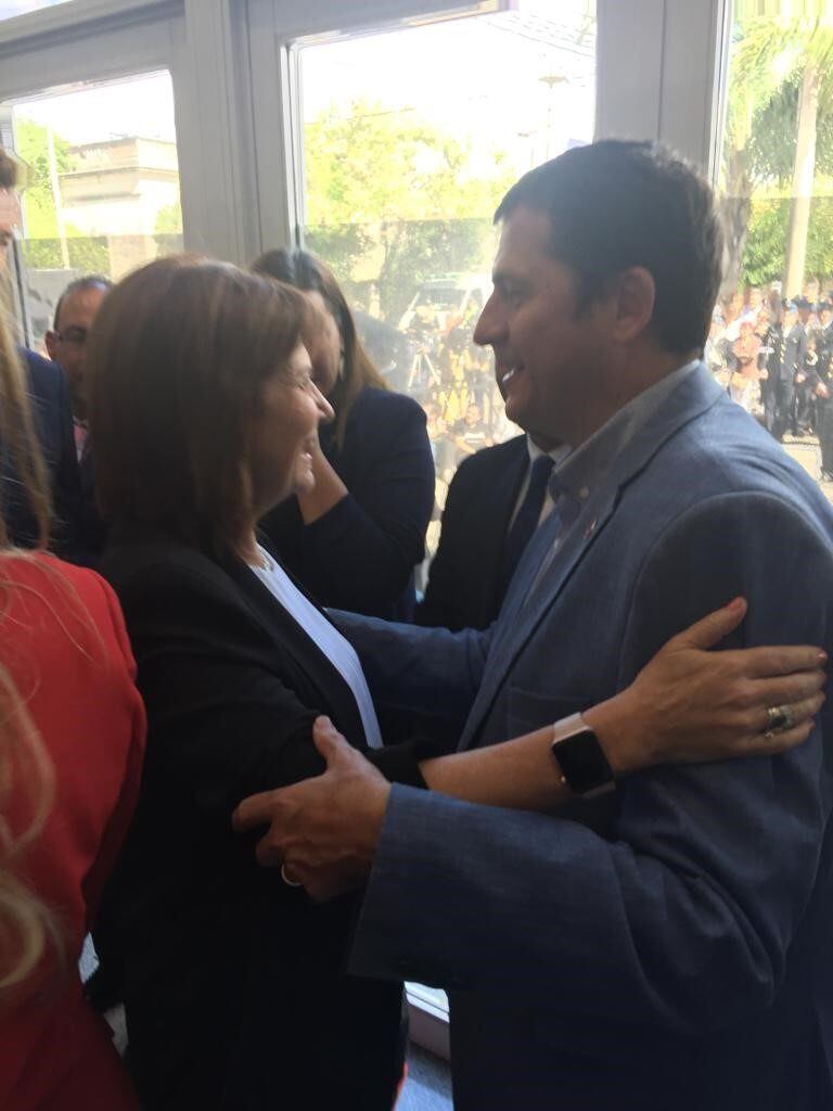 Mauricio Cravero con Patricia Bullrich