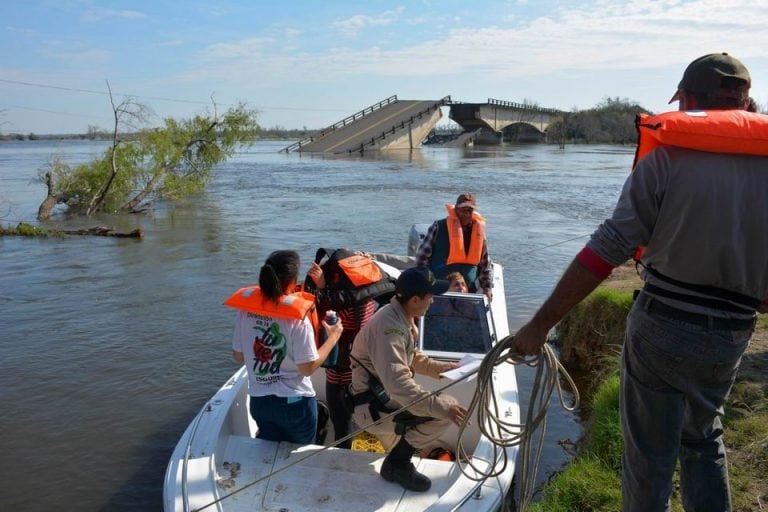 Se espera que las obras sobre el arroyo Guazú estén terminadas en 10 meses.