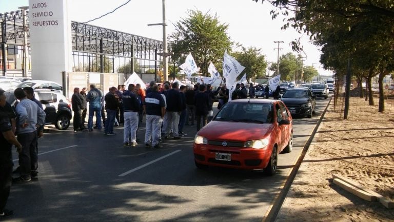 El corte se llevó a cabo en la avenida Monseñor Pablo Cabrera a la altura de Montironi.