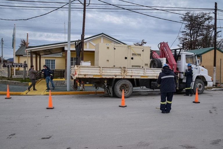 El Centro Asistencial de Tolhuin recibió un nuevo grupo generador