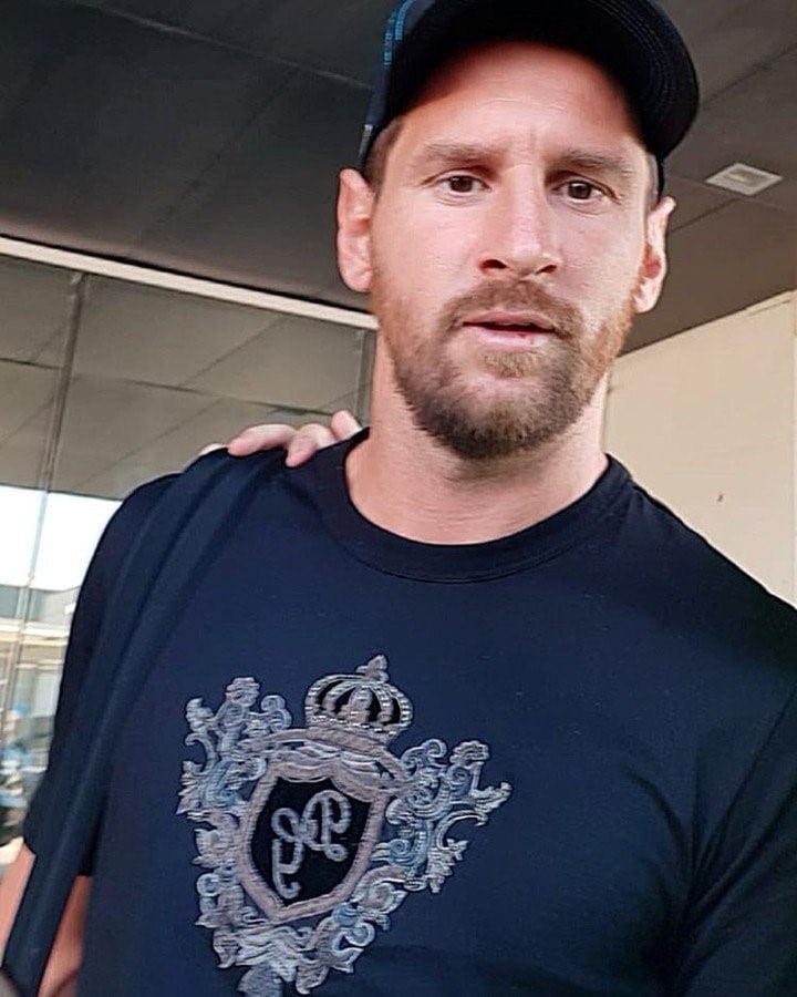 Messi ya está en Barcelona.