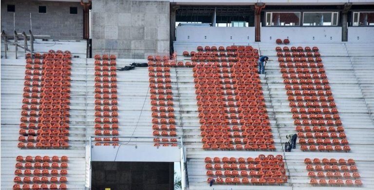 El histórico estadio de Estudiantes podría ser inaugurado en octubre.