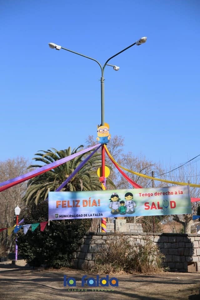 "Tengo derecho a la salud". (Foto: Facebook / Municipalidad de La Falda).