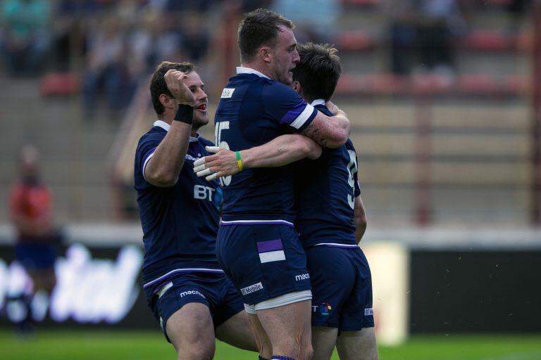 La celebración escocesa la imagen del test match