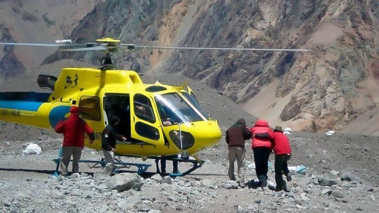 Base para helicópteros en Rivadavia