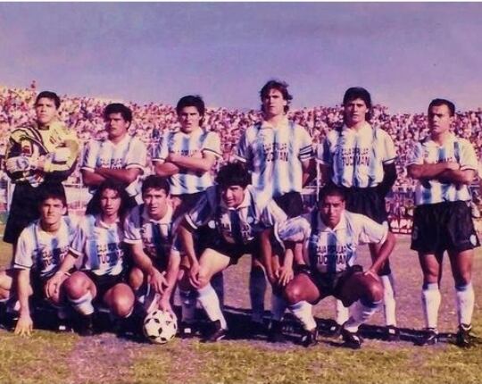 Gustavo Alejandro Córdoba, director técnico de la Séptima División, en su paso como jugador Decano.