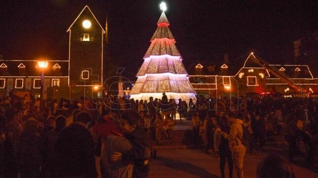 Árbol de navidad en Bariloche