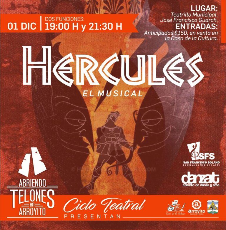 La Obra Hercules se presenta en Arroyito