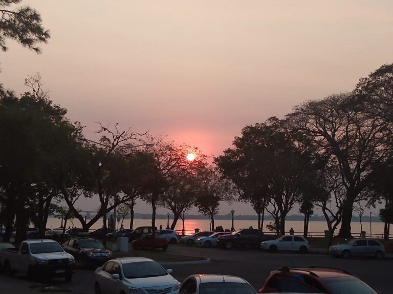 Jornada con calor en Corrientes.