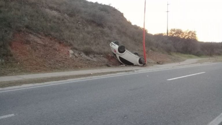 Iba hacia San Luis capital y se quedó dormido. Foto: El Diario de la República.