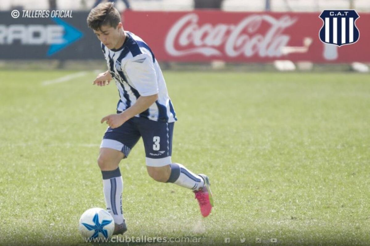 Fernando Bersano debutó en la Primera División de Talleres