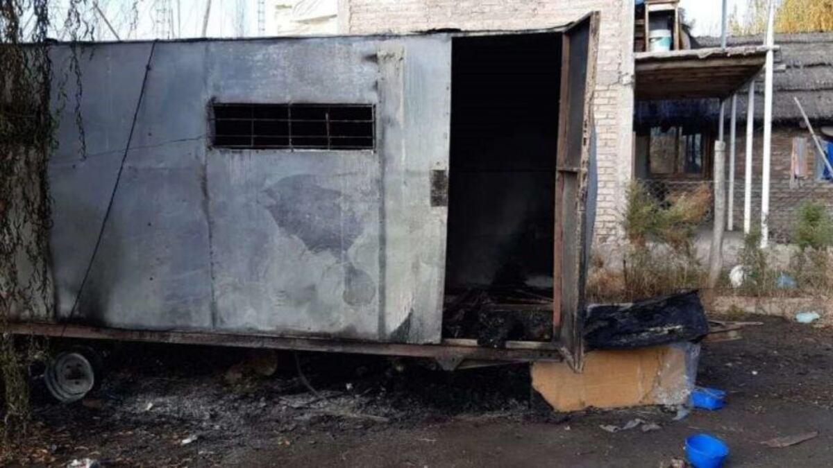 Un sereno murió calcinado en una casilla