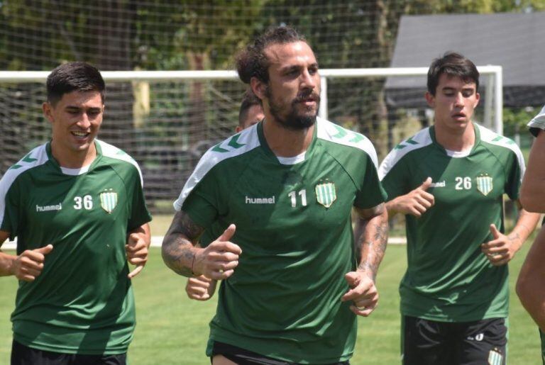 Daniel Osvaldo, en Banfield.