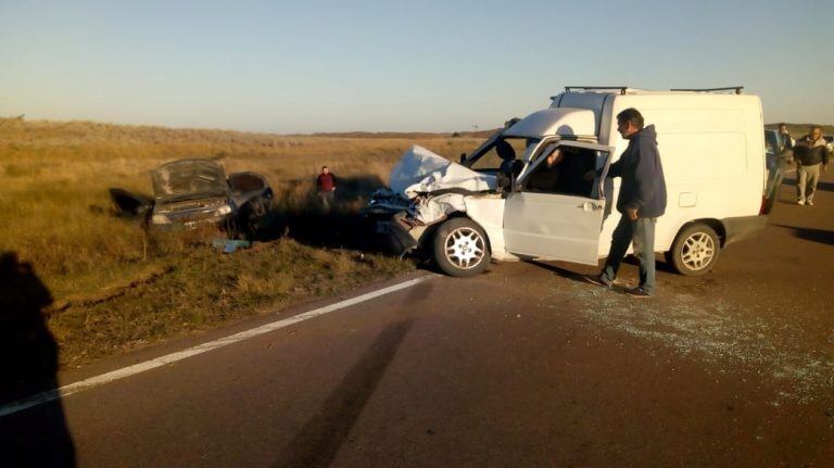 Auto involucrado en el accidente