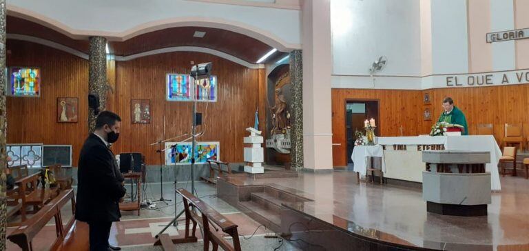 En Sáenz Peña celebraron una misa por "la liberación de la peste" (Foto: Diario Chaco)