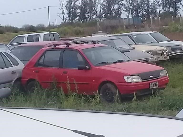 Así encontraron el auto en el depósito policial