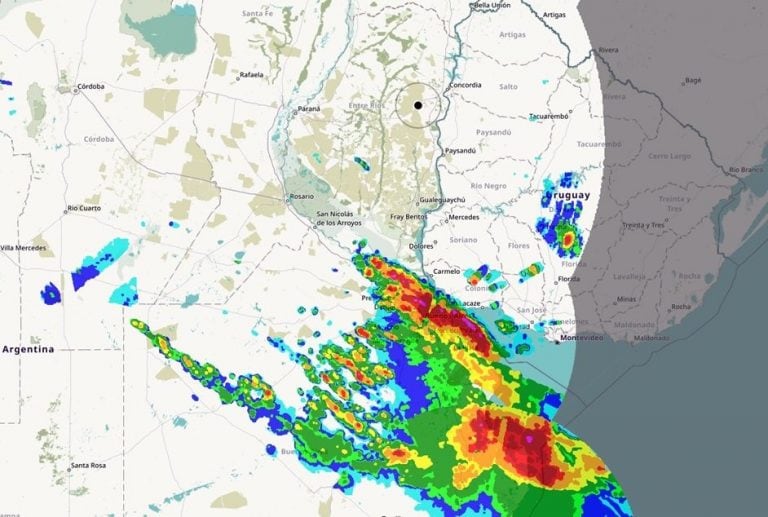 Pronóstico en Entre Ríos
Crédito: Vía Gchú