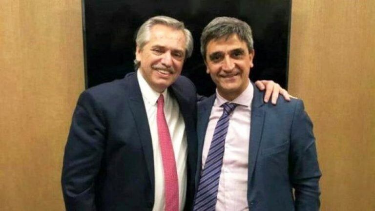 Pablo Yedlin y Alberto Fernández (Foto:ContextoTucumán)