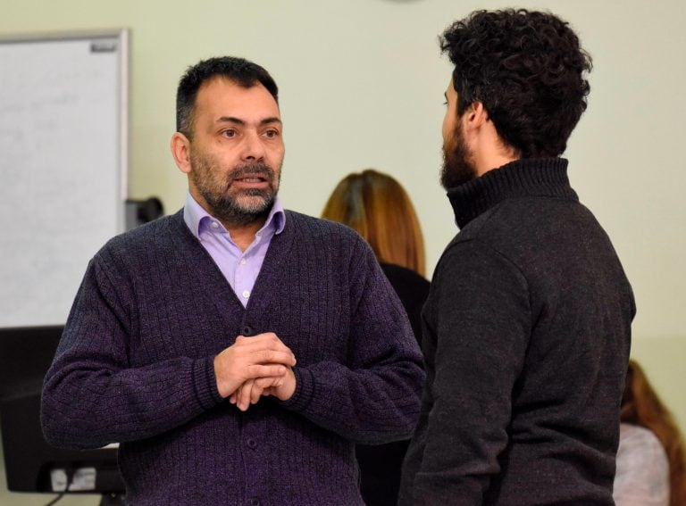 Miguel Ángel Palazzani durante el juicio "Escuelita VI".