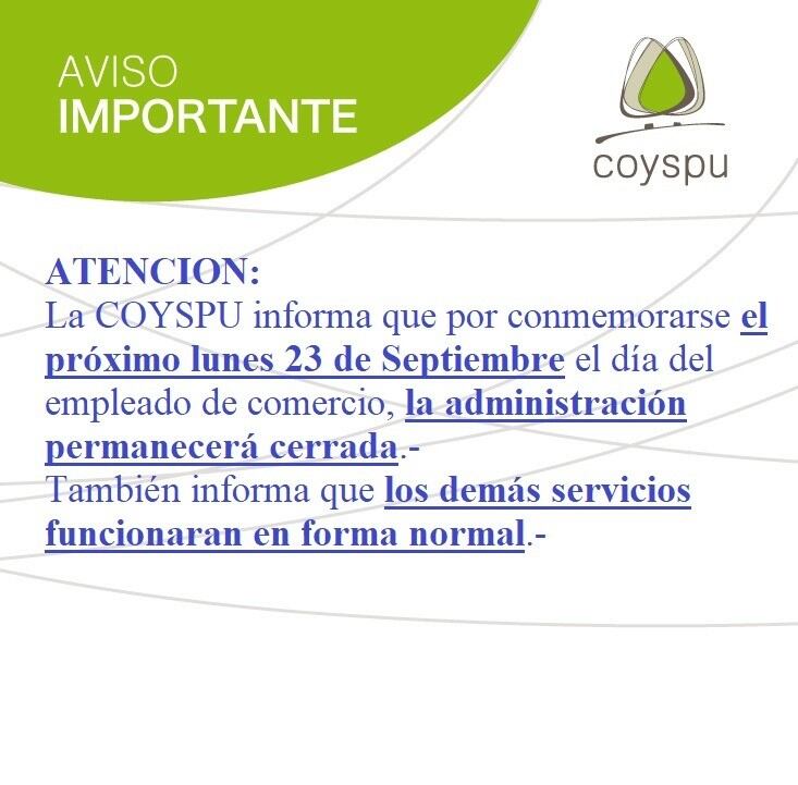 COYSPU informa.