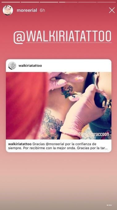 El nuevo tatuaje de More Rial.