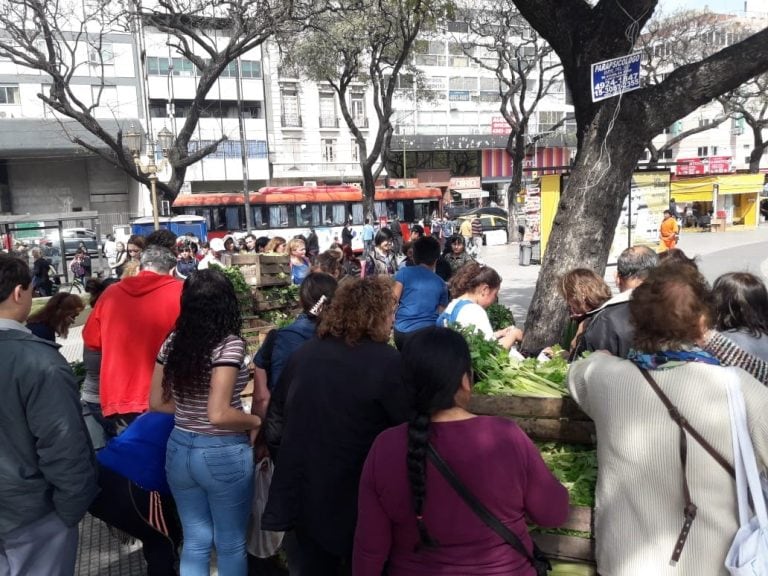 Feriazo en Plaza Once