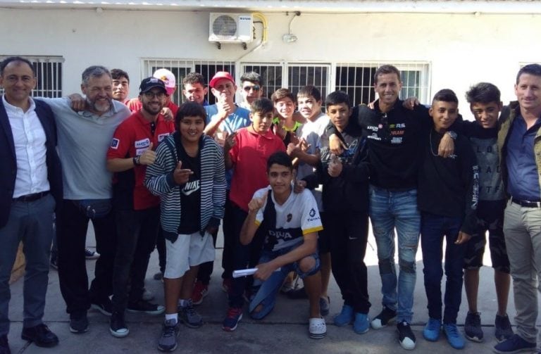 JulianSantero,Facundo Chapur y Leonel Pernía en DINAF, Mendoza.