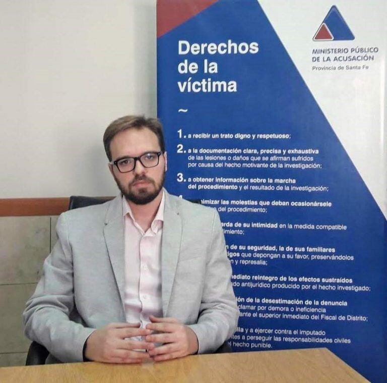 Dr. Nicolás Stegmayer, a cargo de la Fiscalía de Frontera.