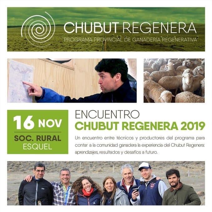 En Esquel  se presentará Chubut Regenera, desde el sábado 16  en la Sociedad Rural Esquel.