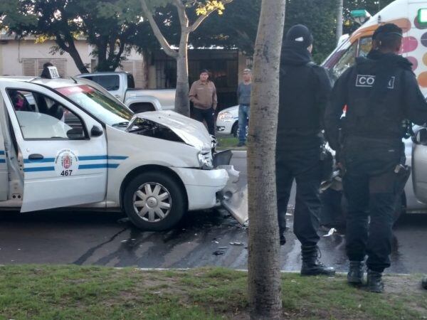 El siniestro se produjo alrededor de las 7. (Foto: Policía de la provincia)