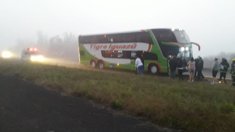 choque colectivo 
Crédito: Bomberos Ceibas