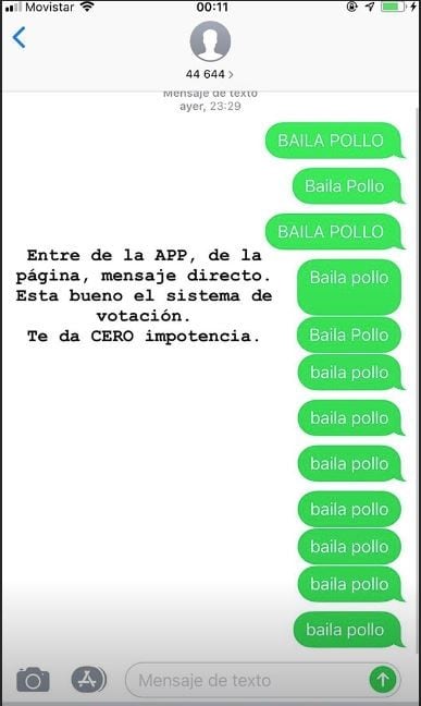 "Te da cero impotencia", dijo Tefi Russo al no poder votar a su pareja.