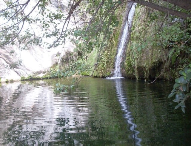 Cascada Indio Bamba. La Calera