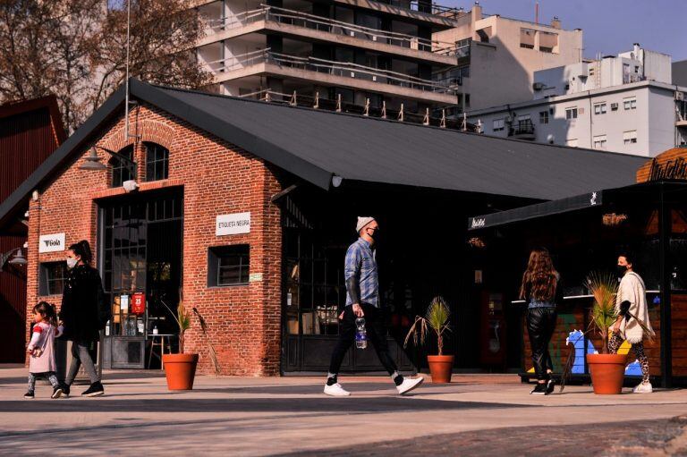 Reapertura de Distrito Arcos Shoping en Buenos Aires. (Foto: Clarín)