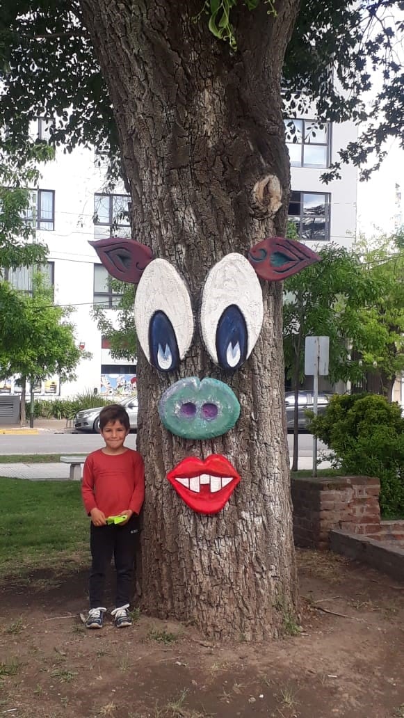 Intervención de árboles en la plaza San Martín