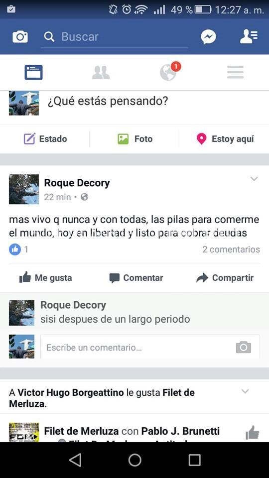 Roque Bello envió amenazas desde su celular a su ex pareja en Santa Fe tras cumplir parte de su condena por violencia de género.