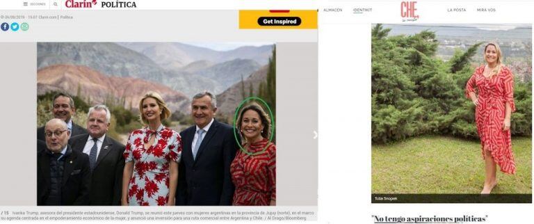 Son falsos los posteos que afirman que Camacho y la presidenta interina de Bolivia posaron junto al gobernador de Jujuy en una foto.